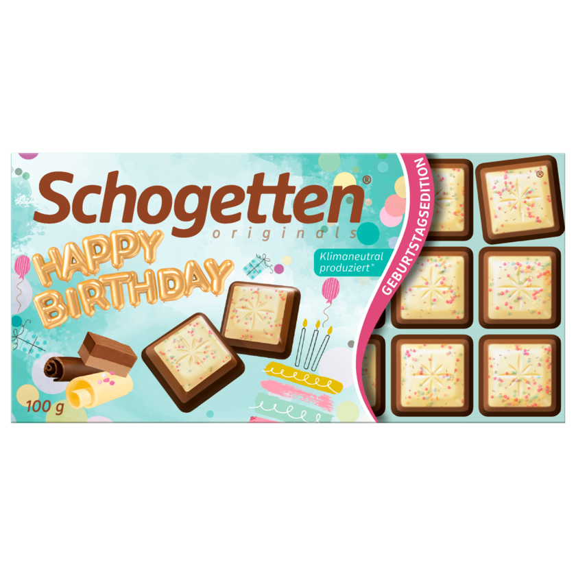 Schogetten Happy Birthday Geburtstagsedition 100g